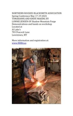 Rocky Mountain Blacksmiths Association Spring Conference