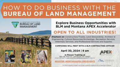 Contracting Opportunities with Bureau of Land Management
